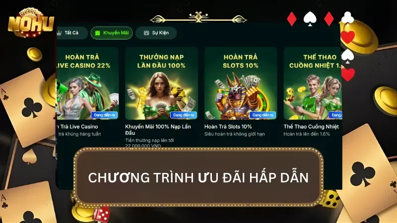Những chương trình ưu đãi mà nhà cái dành tặng cho người chơi tại hệ thống