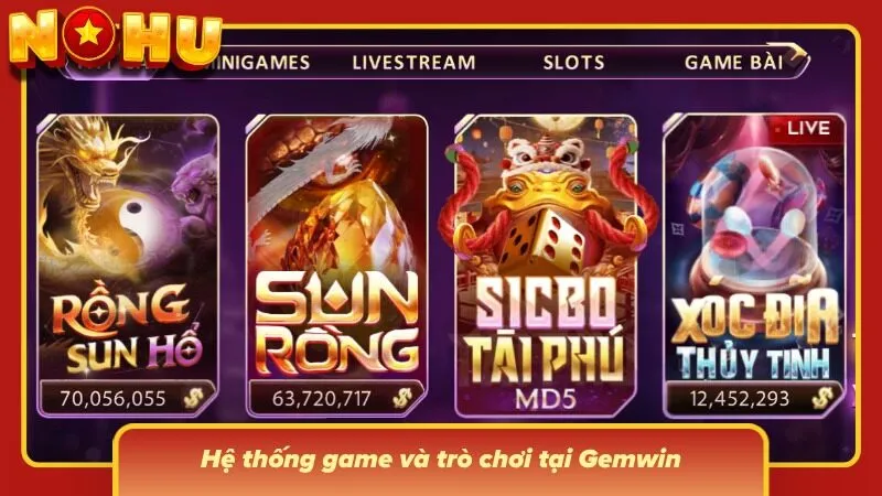 Kho game nhiều tầng cho thấy các lựa chọn được phân loại chỉn chu