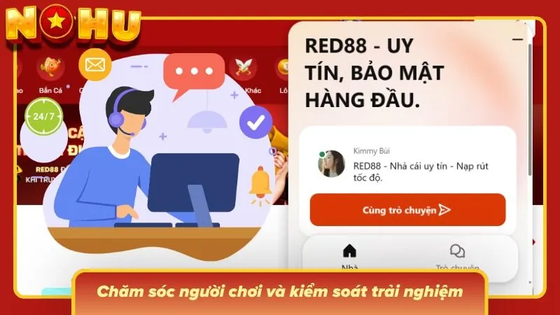 Trung tâm hỗ trợ tập hợp thông tin cần thiết cho quá trình trải nghiệm