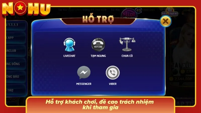 Kênh hỗ trợ trực tuyến tạo điểm kết nối khi khách chơi cần giải đáp
